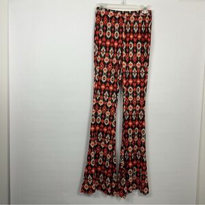 Saints & Hearts‎ Flare Leg  Bell Bottom Aztec Print Pants Size Small